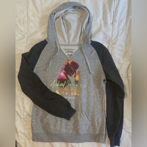 RARE Michael Jackson One Cirque du Soleil Hoodie Medium Gold Foil Details